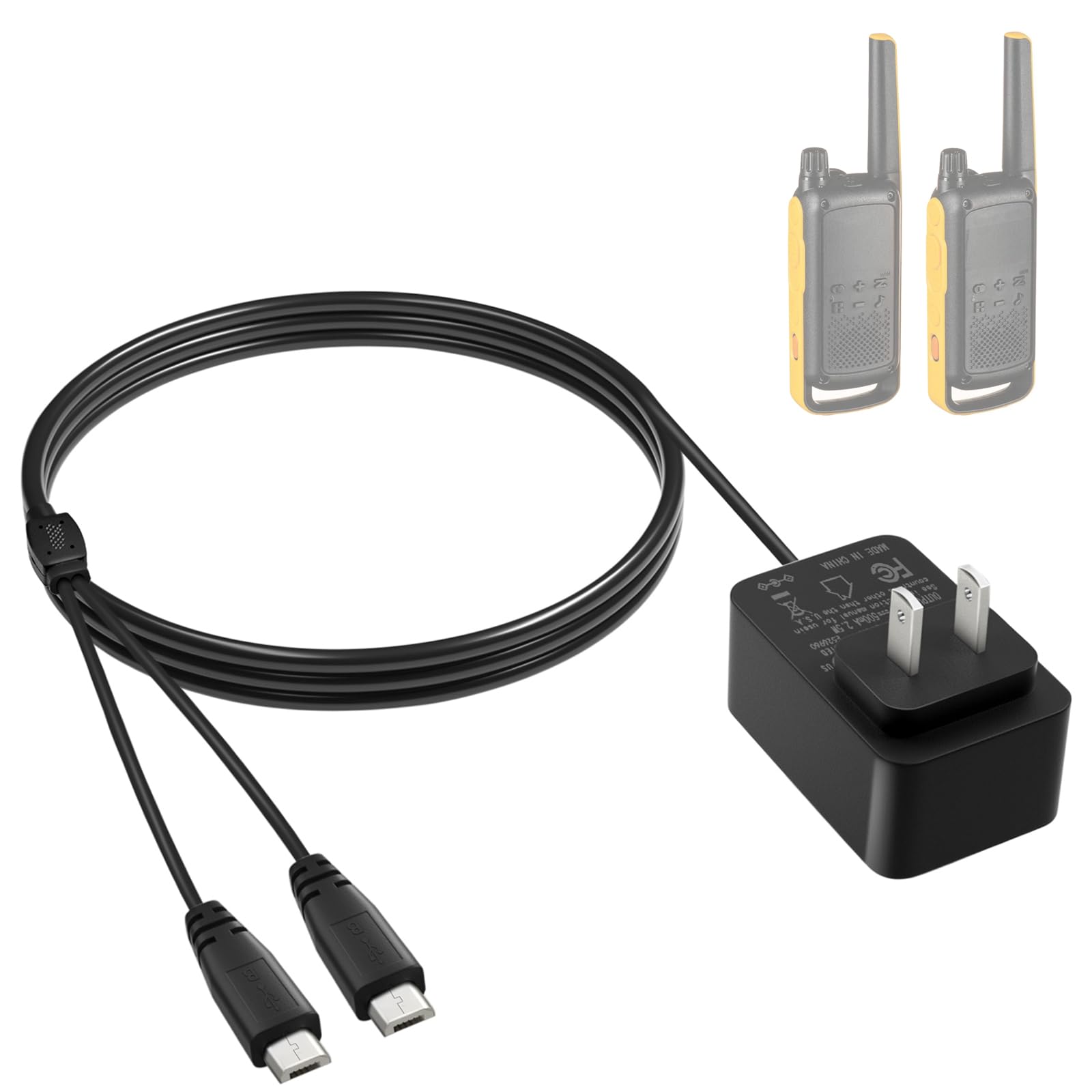 Amazon.com: PMPN4204AR Y-Cable Charging Adapter for Motorola